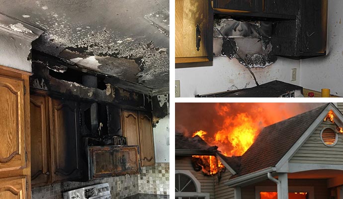 Different types of fire damage restoration service